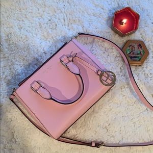 Henri Bendel Baby Pink Crossbody Bag